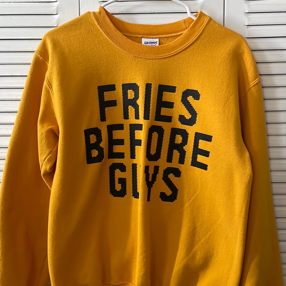 Yellow sweater